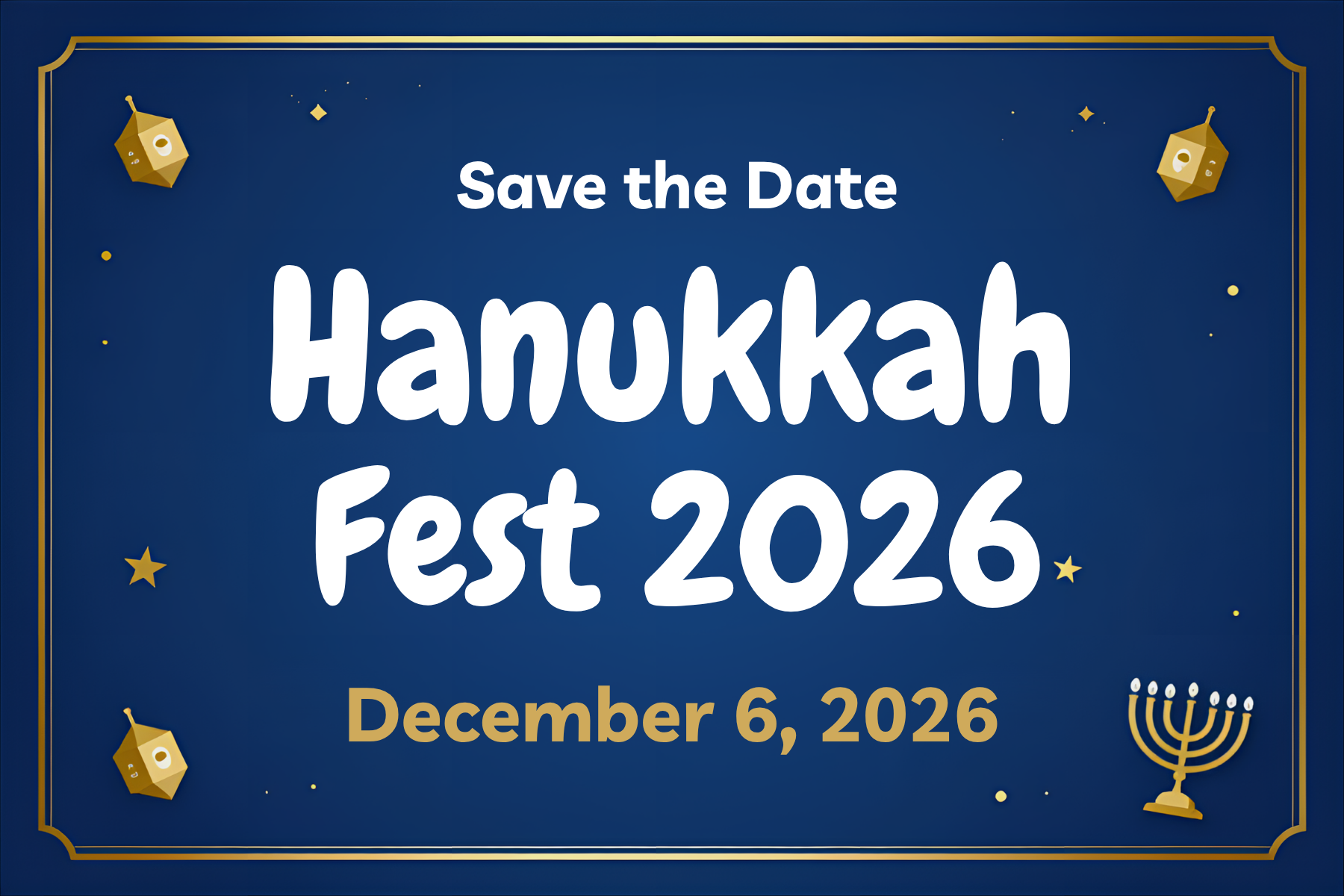 Save the date for Hanukkah Fest at the Gordon JCC