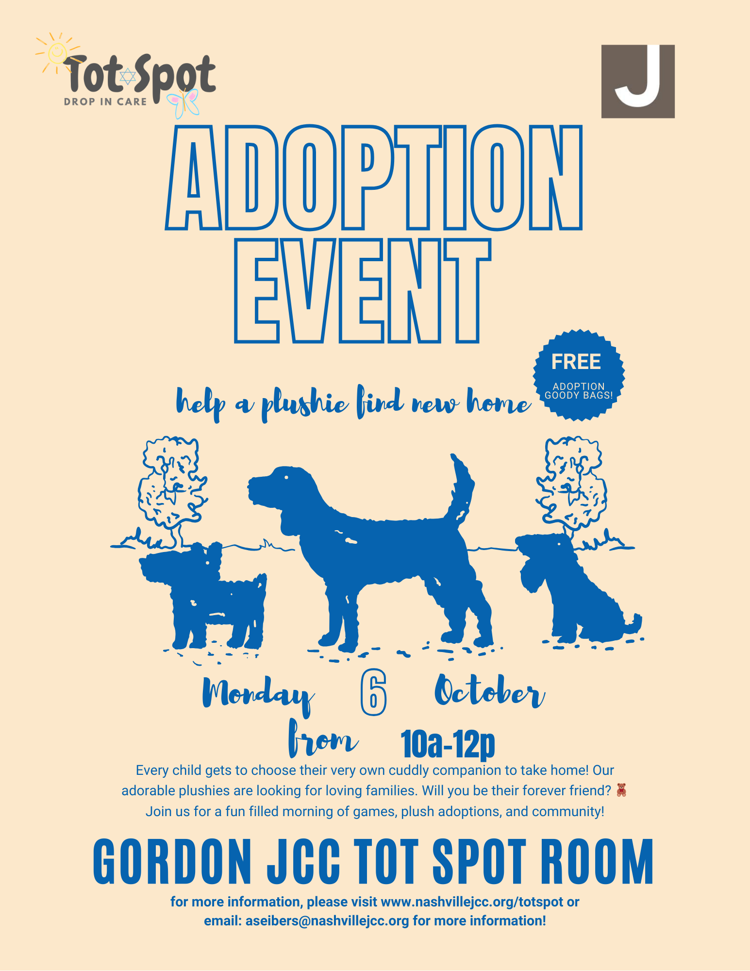 Tot Spot Opening-Day Flyer