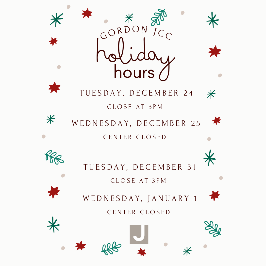 Gordon JCC Nashville - Holiday Hours
